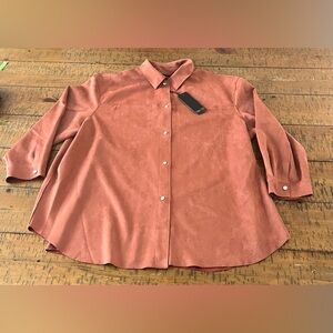 Truth by Republic Faux Suede Shacket Size‎ 3X NWT